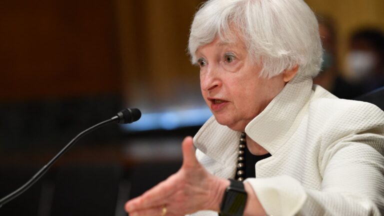 Yellen says the economy is not in a recession despite GDP slump Yellen says the economy is not in a recession despite GDP slump